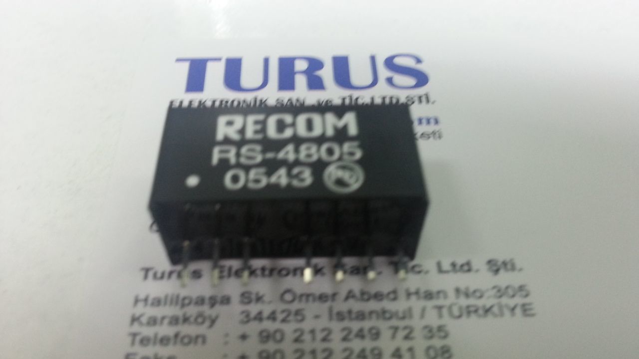RS-4805  48V►5V 2Watt DcDc Converter