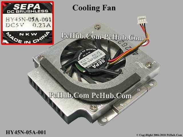 HYN45N-05A-002  5V Cooling Fan