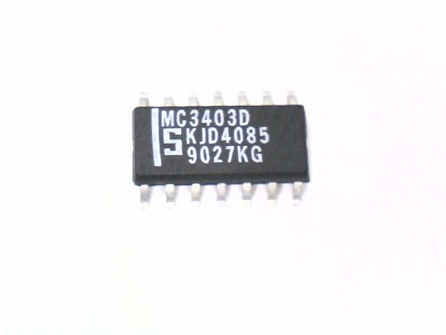 MC3403D QUAD DIFFERENTIAL INPUT OPERATIONAL AMPLIFIERS