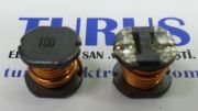 10 uH 4.5A  SP108-100K