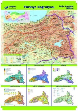 DOĞU ANADOLU BÖLGELER HARİTASI