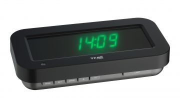 TFA 60.5009.04 'HOLOclock'  LED yeşil 3-D etkili saat