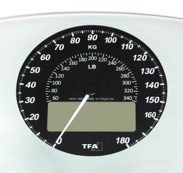 TFA 50.1003.02 'Swing' Takometre Göstergeli Banyo Tartısı