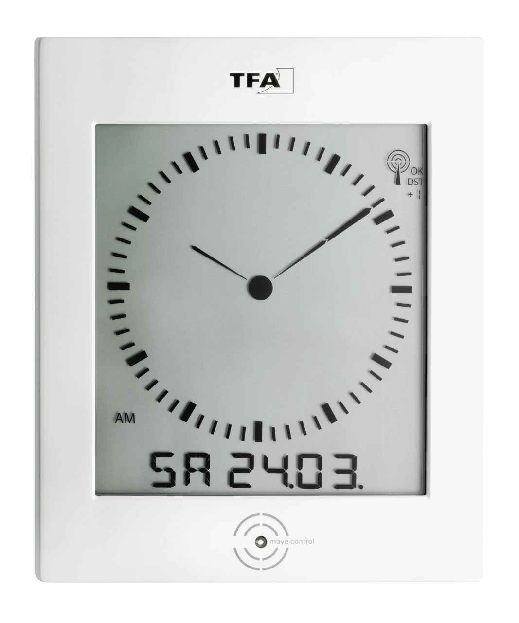 TFA 60.4506  'Dialog' Oda Sıcaklığını Gösteren  Radyo Kontrollü Duvar Saati