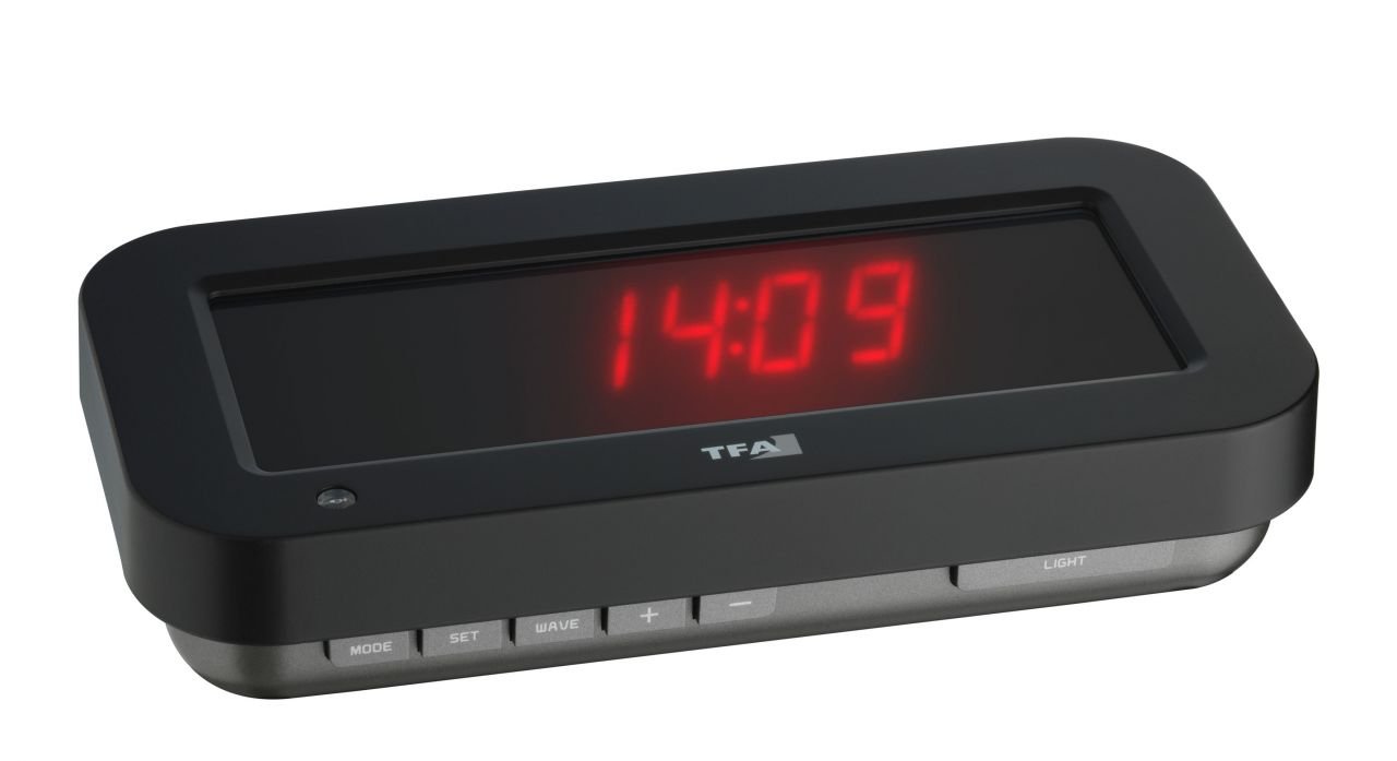 TFA 60.5009.05 - 'HOLOclock' LED kırmızı  3-D etkili saat