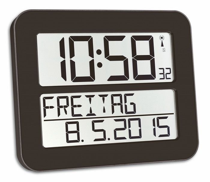 TFA 60.4512.01  'Time Line MAX'  Radyo Kontrollü Duvar Saati