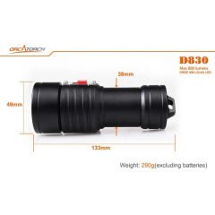 Fener D830   (800 lümen)