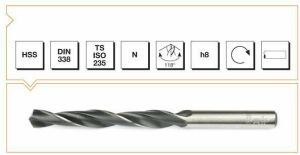 MTE MATKAP UCU 4.30 MM HSS DIN 338 RN