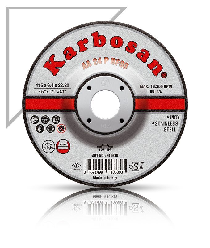 KARBOSAN 910700 180*6*22 İNOX TAŞLAMA TAŞI
