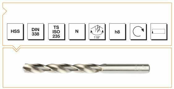 MTE HSS 2,50 MM TAŞLANNIŞ MATKAP DIN 338 RN