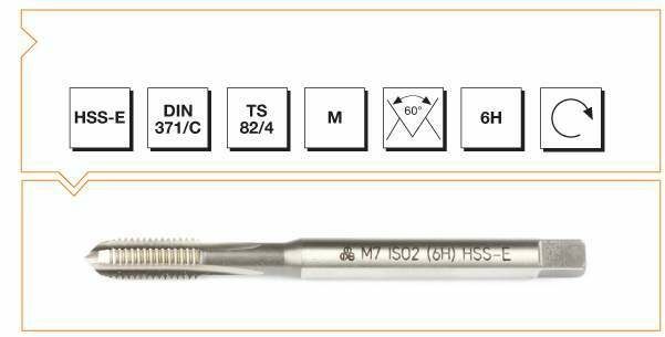 MTE HSSE M 10 (6H) MAKİNA KLAVUZU DIN 371/C
