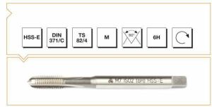 MTE HSSE M 10 (6H) MAKİNA KLAVUZU DIN 371/C