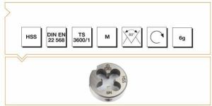MTE HSS M 5 x0.8 PAFTA NORMAL VİDALI DIN 223/B