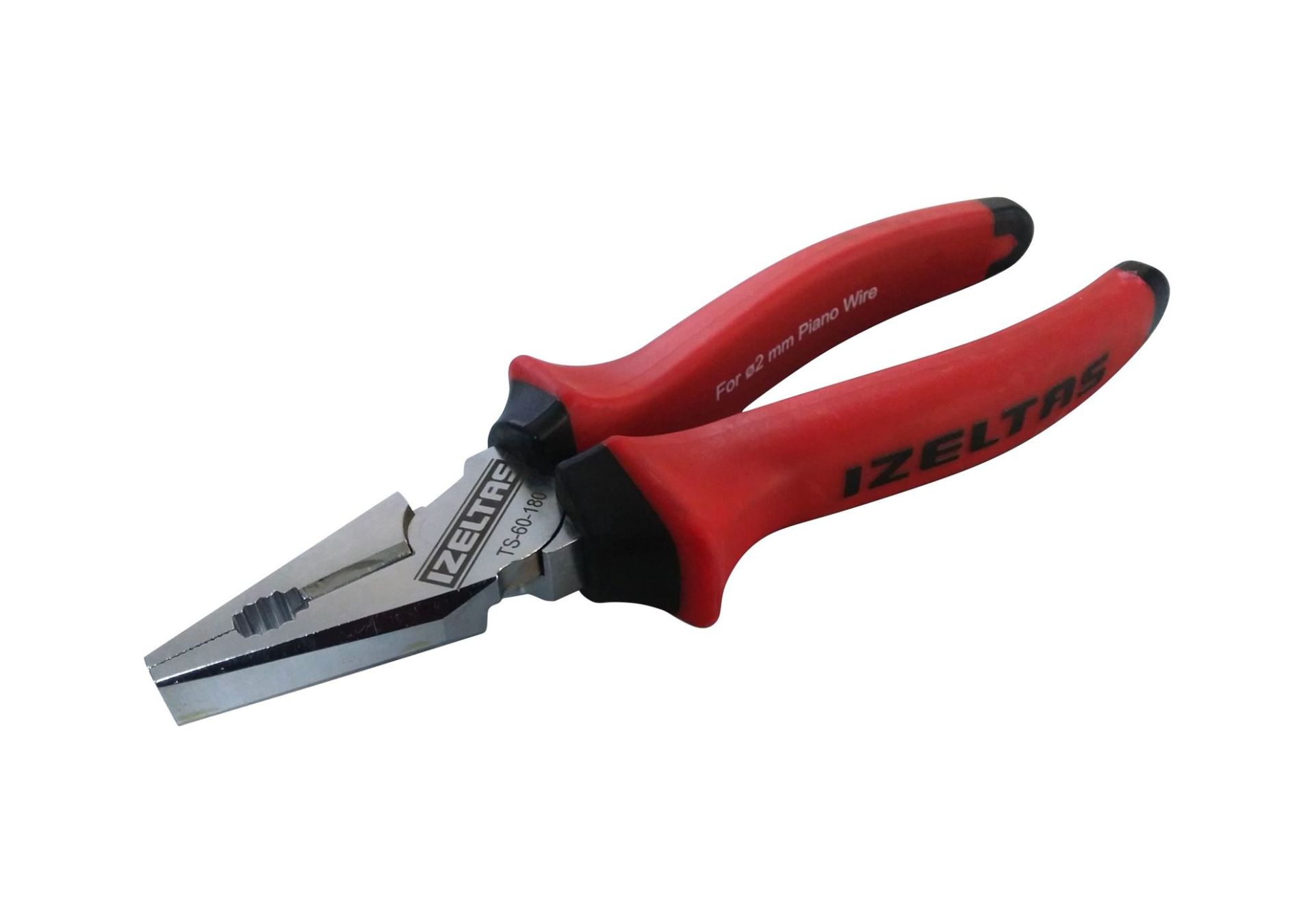 İZELTAŞ 3030 12 2180 180 MM KOMBİNE PENSE AĞIR TİP ( ÇELİK TEL İÇİN )