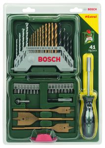 BOSCH - X-LİNE 40 PARÇA TİTANYUM TORNAVİDALI KARIŞIK AKSESUAR SETİ 2607017334