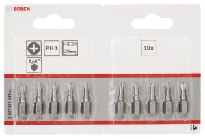 BOSCH PHILLIPS PH 1*25 MM 10'LU 2607001509