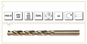 MTE HSSE 3,00 MM ALTIN SERİ MATKAP DIN338RN 400611