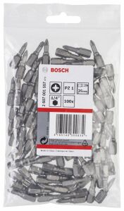 BOSCH POZIDRIV PZ 1*25 MM 100'LÜ 2607001557