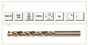 MTE HSSE 7,50 MM ALTIN SERİ MATKAP DIN 338 RN