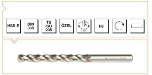 MTE HSSE 3,20 MM GÜMÜŞ SERİ MATKAP DIN 338 RN