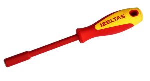 İZELTAŞ 4783 19 6120 6,3X120 ELEKTRİKÇİ İZOLELİ MANYETİK BİTS TUTUCU TORNAVİDA 1000V