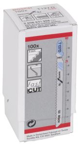 Bosch - Aluminyum İçin T 127 D Dekupaj Testeresi Bıçağı - 100'Lü Paket
