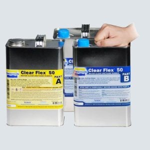 Clear Flex 50 Esnek Şeffaf UV Dayanımlı Üretan Reçine