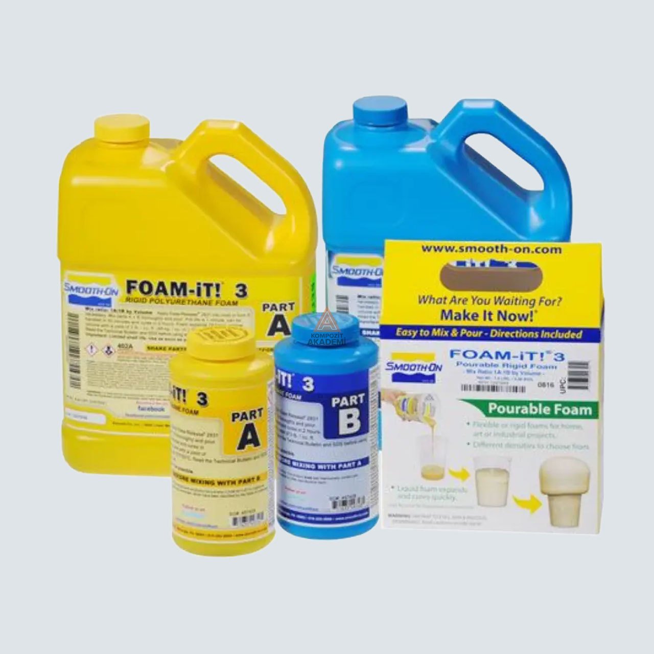 FOAM-iT! 3 Rijit Üretan Köpük Döküm Reçinesi