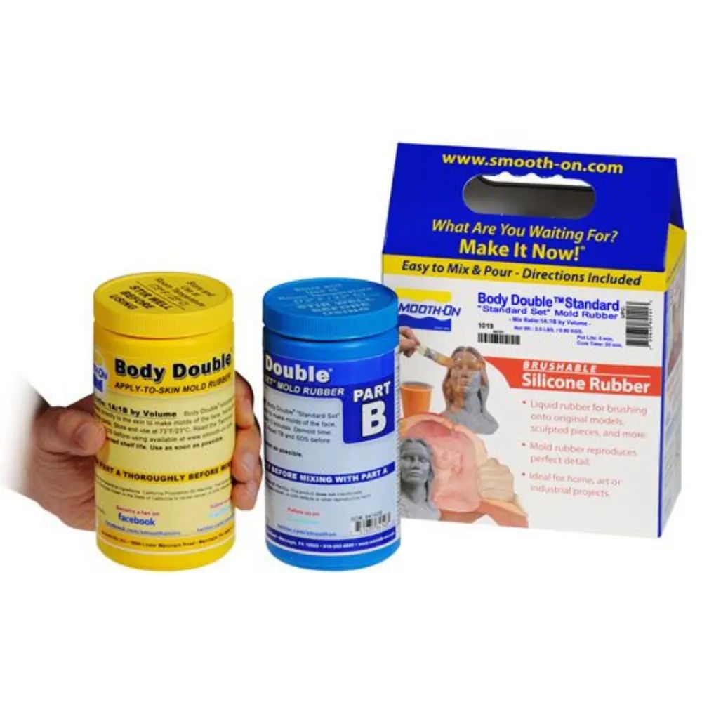 Body Double Standart Lifecasting Yüz ve Vücut Kalıp Alma Silikonu Trial Size - 0.91 Kg