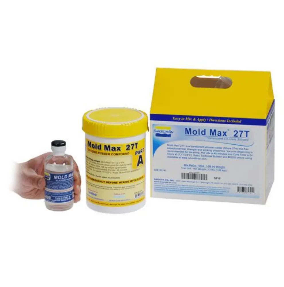 Mold Max 27T Yüksek Performanslı Şeffaf Kalıp Silikonu Trial Size - 1.00 Kg