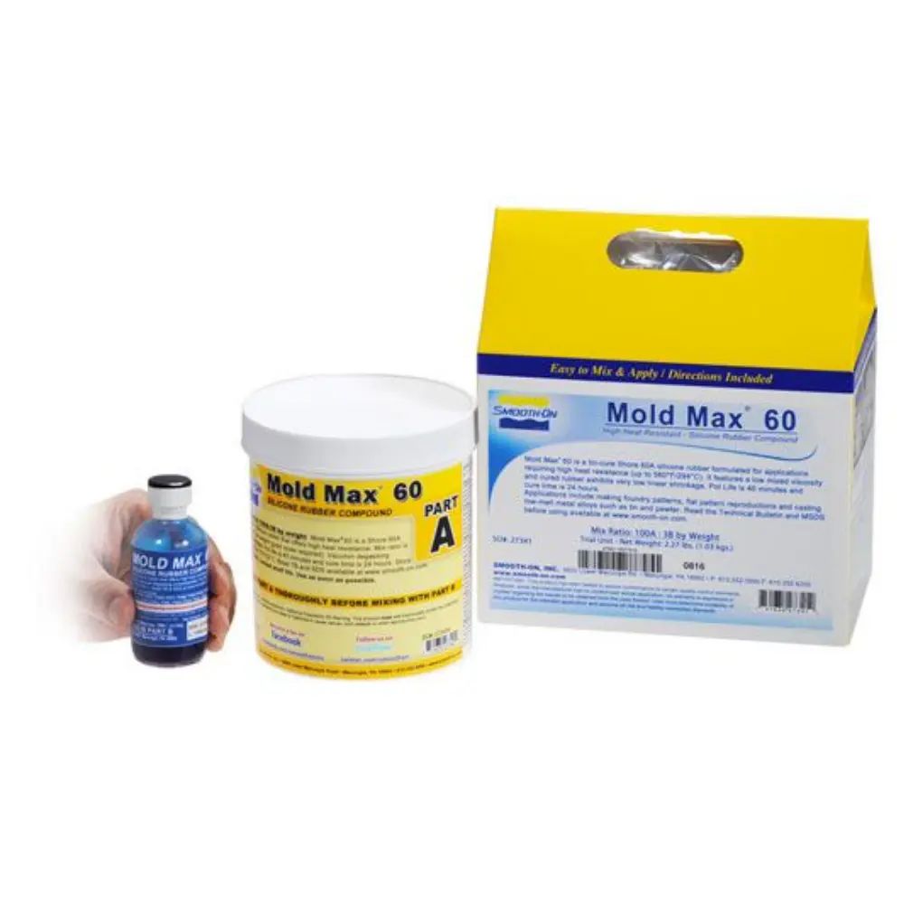 Mold Max 60 Yüksek Isıya Dayanımlı (294°C) Yüksek Performanslı Kalıp Silikonu Trial Size - 1.03 Kg