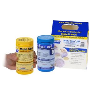 Mold Star 20T Yüksek Performanslı Şeffaf Platin Kalıp Silikonu Trial Size - 0.91 Kg