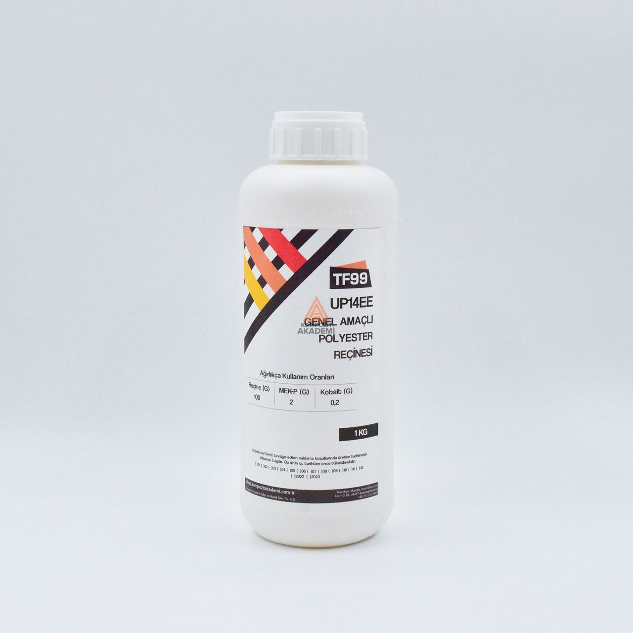 UP14EE Genel Amaçlı Doymamış Polyester Reçinesi 1 KG