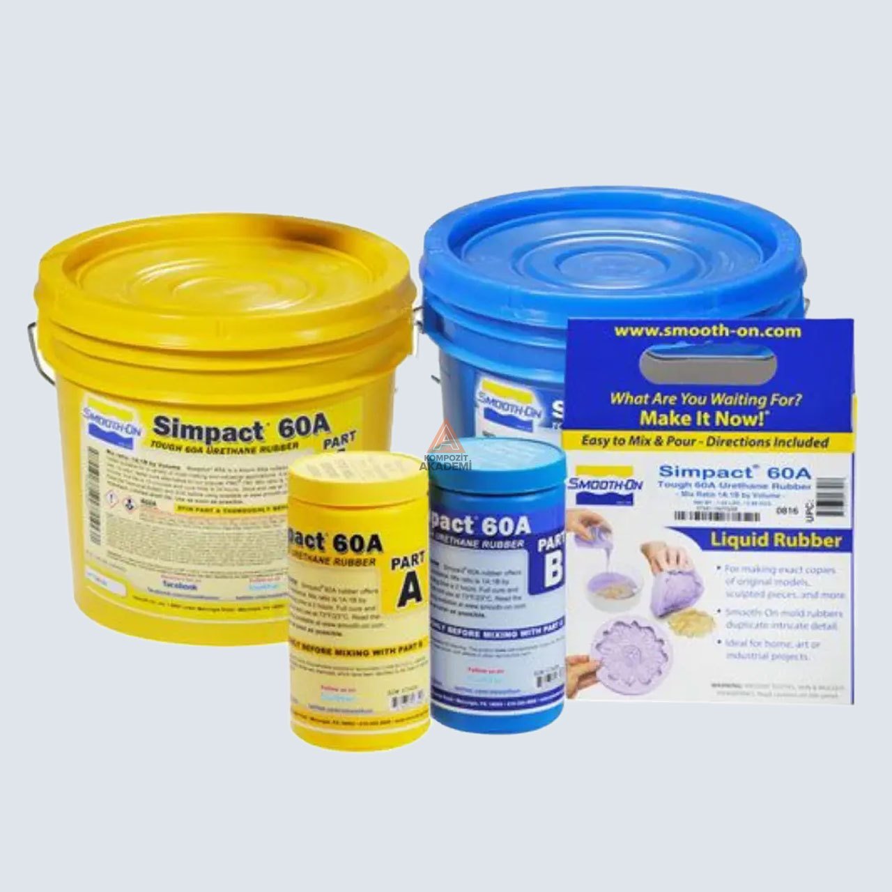 Simpact 60A Dayanıklı Elastik Hızlı Kürleşen Üretan Reçine