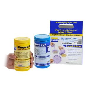 Simpact 60A Dayanıklı Elastik Hızlı Kürleşen Üretan Reçine Trial Size - 0.88 Kg