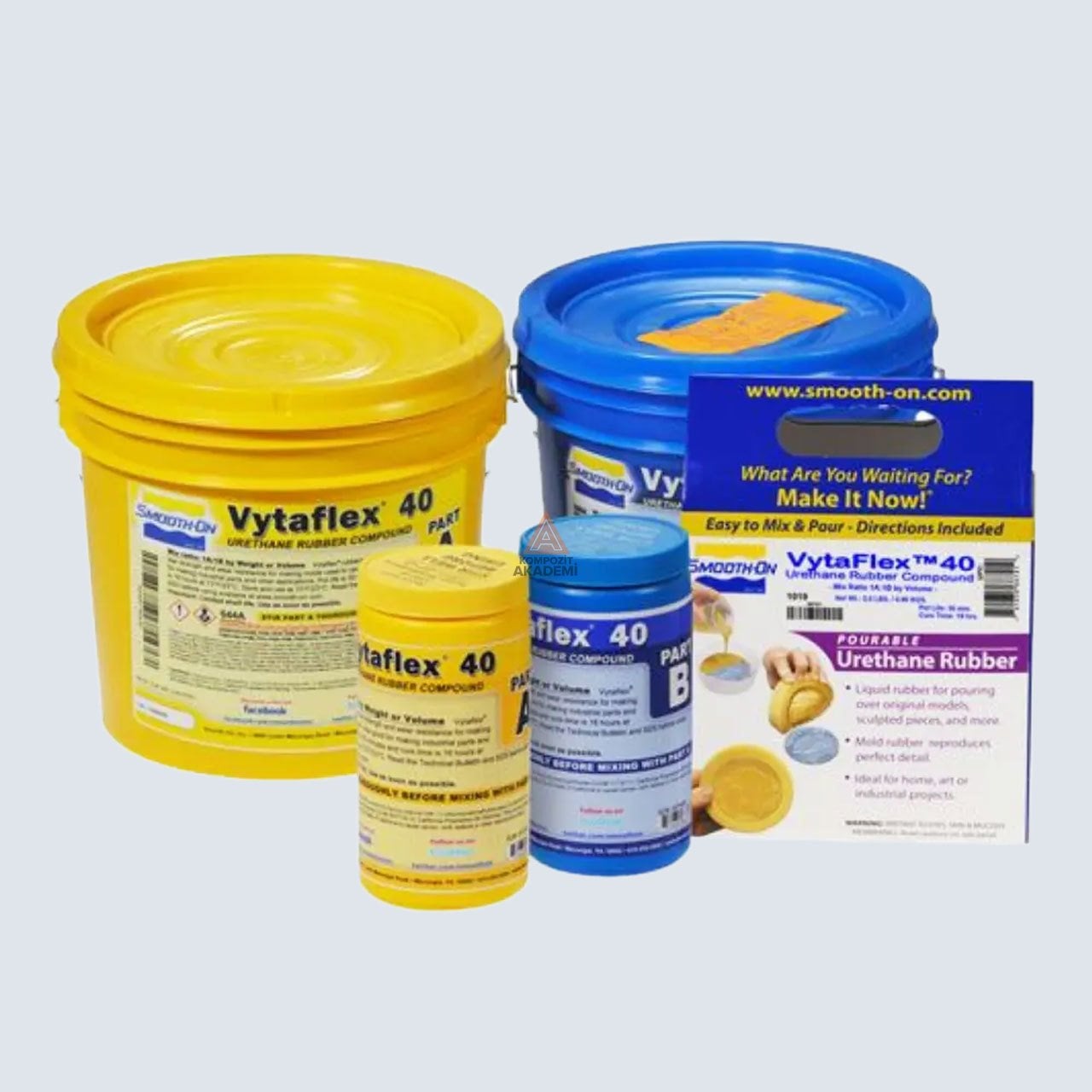 Vytaflex 40 Beton Dökümü için Abrazyon Dayanımlı Kalıp Üretanı