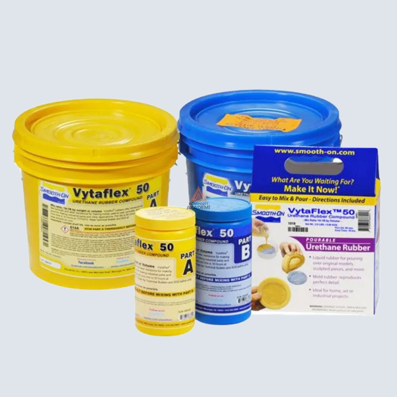 Vytaflex 50 Beton Dökümü için Abrazyon Dayanımlı Kalıp Üretanı