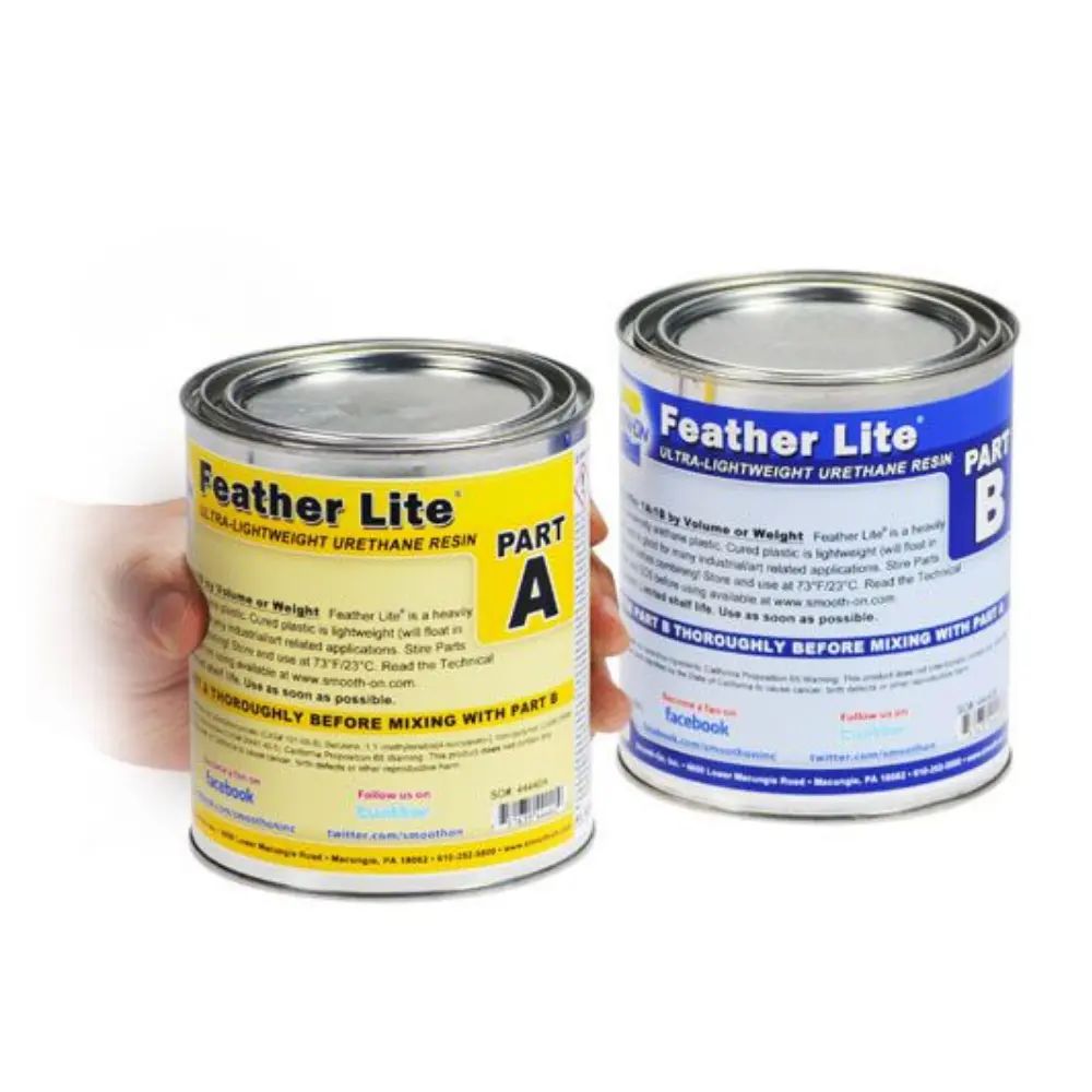 Feather Lite Düşük Yoğunluklu Üretan Döküm Reçinesi (Sahte Balık Yemi Rapala Yapımı için) Trial Size - 1.13 Kg