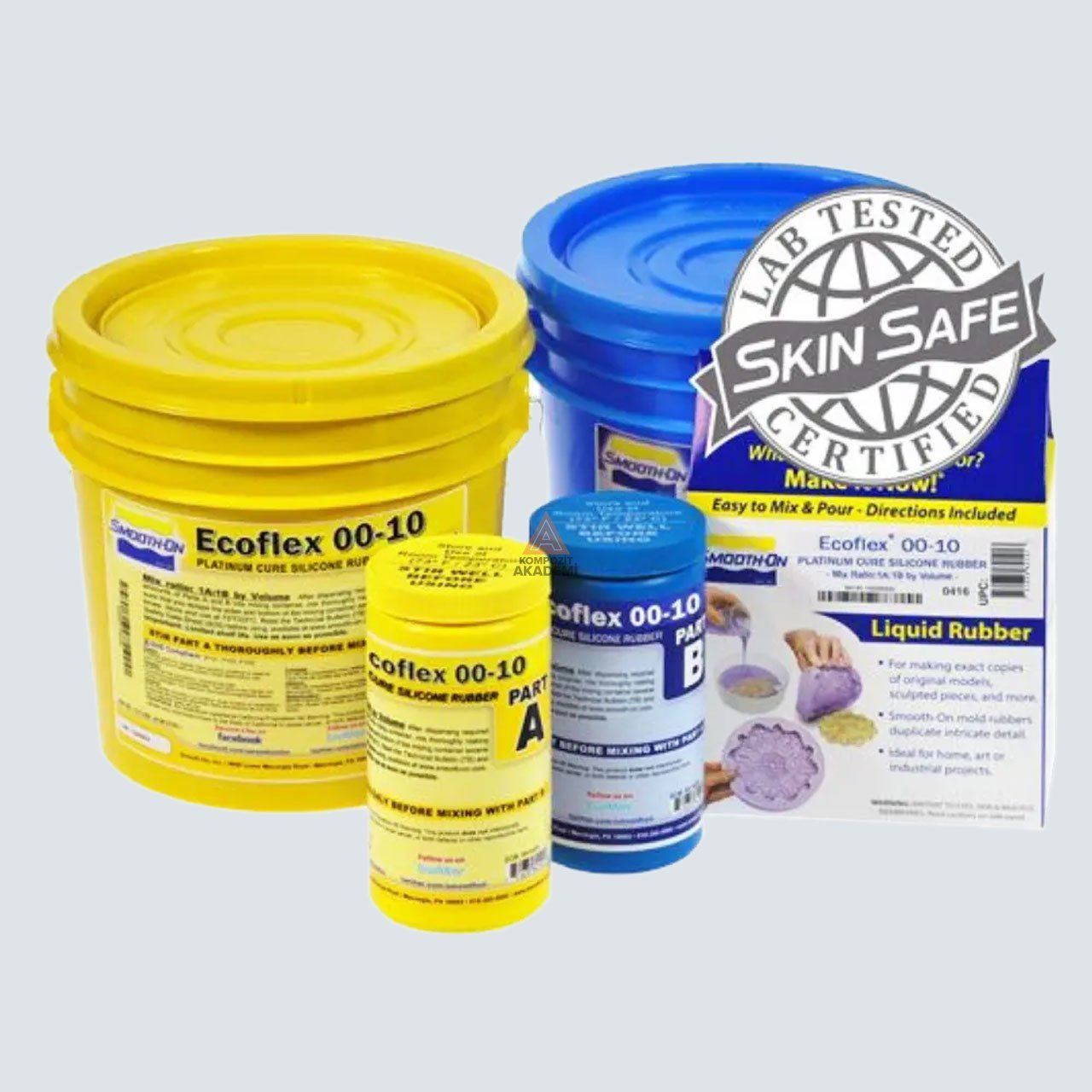 Ecoflex 00-10 Çok Yumuşak Protezlerle Uyumlu Silikon ( ISO 10993-10 Deri ile Temasa Uygun)