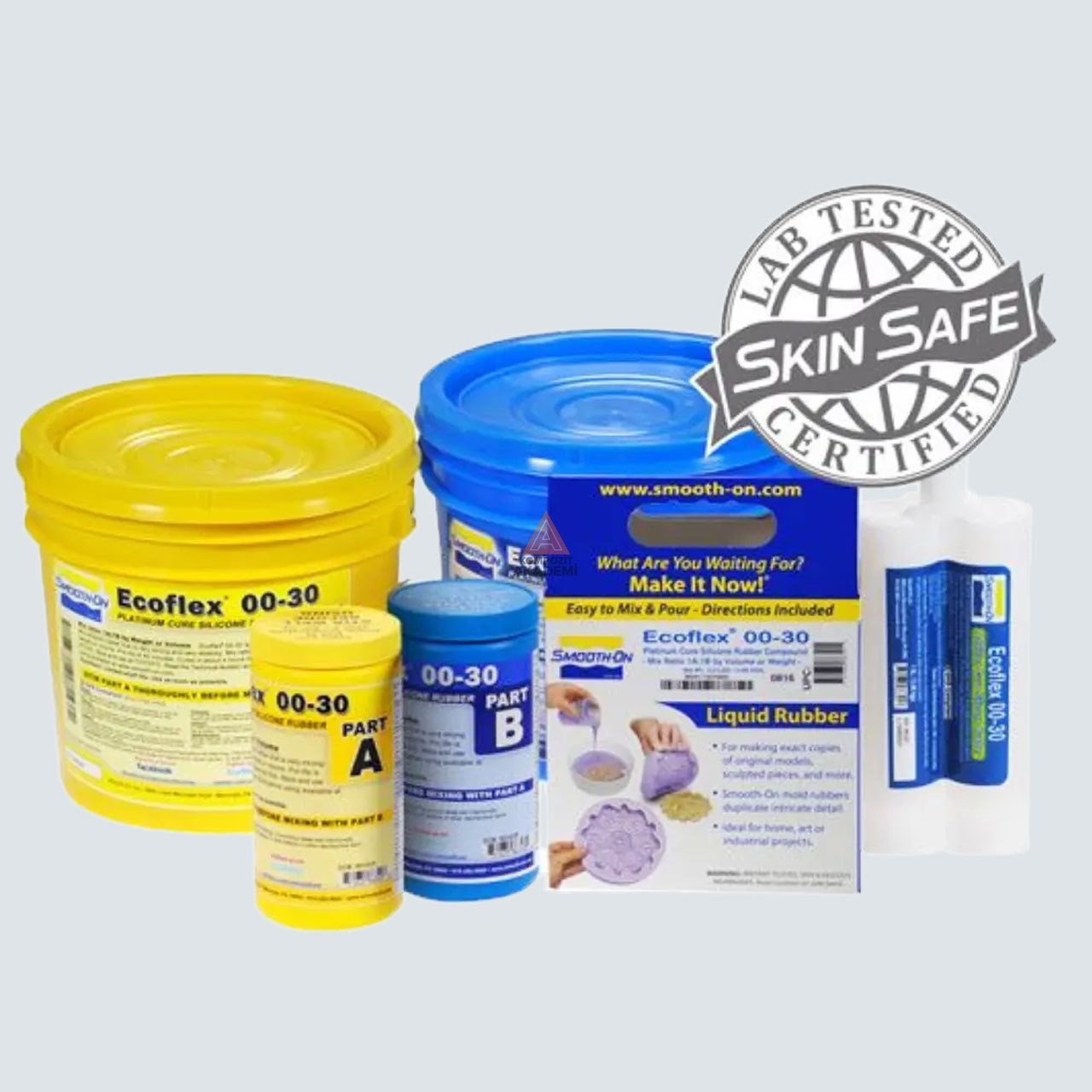 Ecoflex 00-30 Çok Yumuşak Protezlerle Uyumlu Silikon ( ISO 10993-10 Deri ile Temasa Uygun)