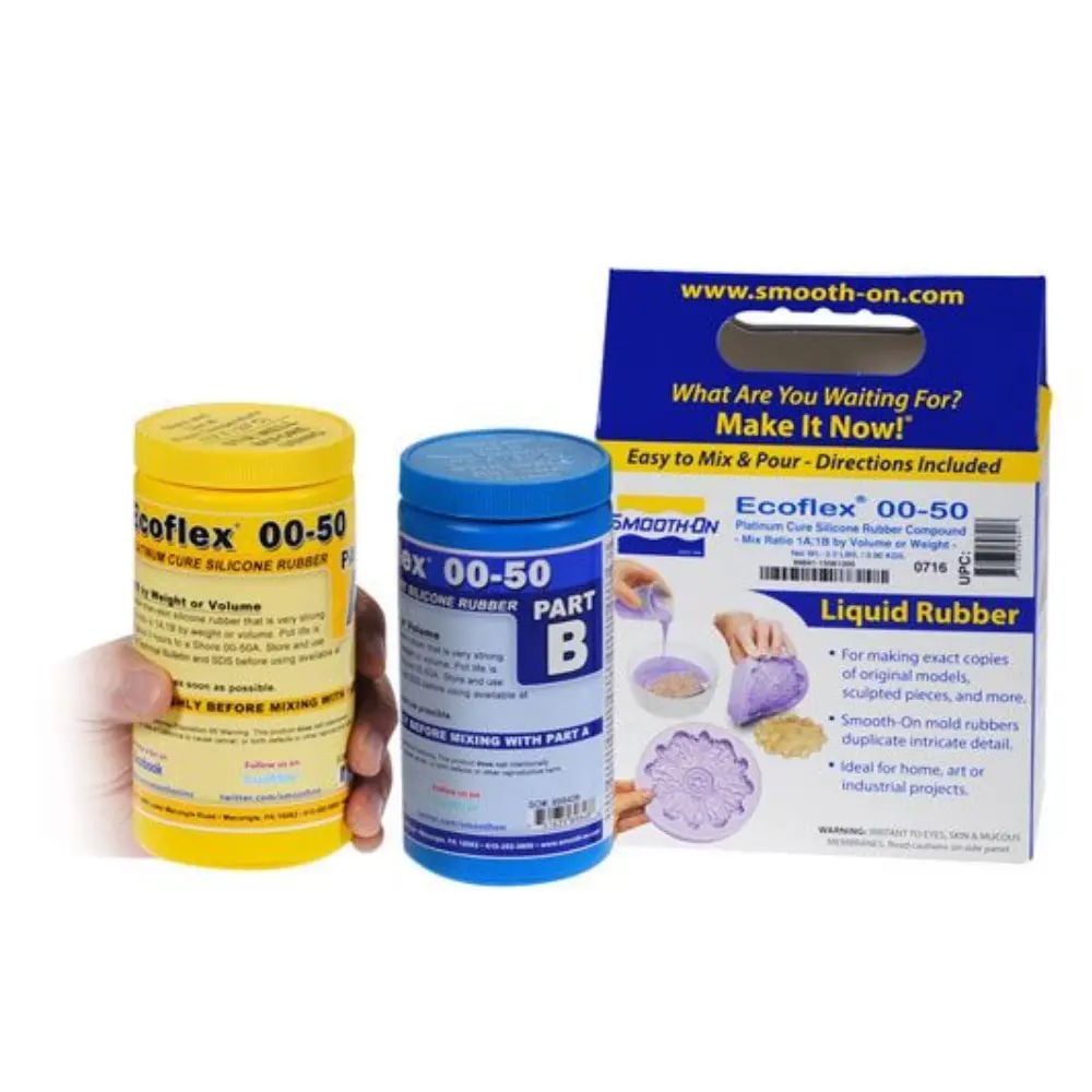 Ecoflex 00-50 Çok Yumuşak Protezlerle Uyumlu Silikon ( ISO 10993-10 Deri ile Temasa Uygun) Trial Size - 0.91 Kg
