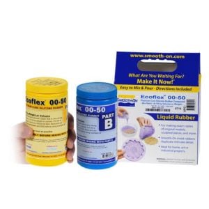 Ecoflex 00-50 Çok Yumuşak Protezlerle Uyumlu Silikon ( ISO 10993-10 Deri ile Temasa Uygun) Trial Size - 0.91 Kg