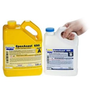 Epoxacast 690 UV Dayanımlı Optik Şeffaf Döküm Tipi Epoksi Reçine 1 Gal - 4.72 Kg