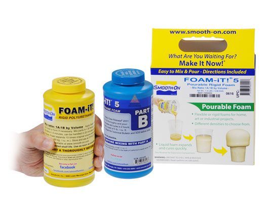 FOAM-iT! 5 Rijit Üretan Köpük Döküm Reçinesi Trial Size - 0.86 Kg