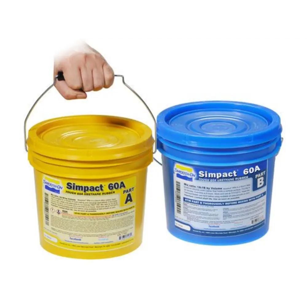 Simpact 60A Dayanıklı Elastik Hızlı Kürleşen Üretan Reçine 1 Gal - 7.03 Kg
