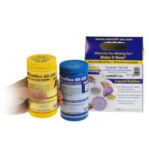 Ecoflex 00-20 Çok Yumuşak Protezlerle Uyumlu Silikon ( ISO 10993-10 Deri ile Temasa Uygun) Trial Size - 0.91 Kg