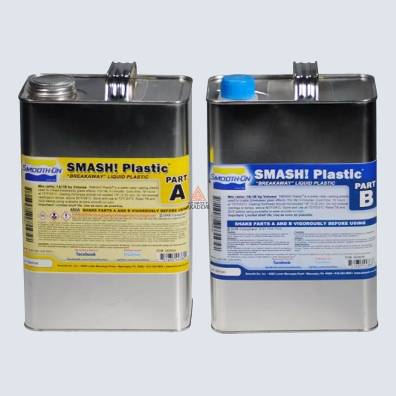 Smash Plastic Şeffaf Kırılabilir Sıvı Plastik