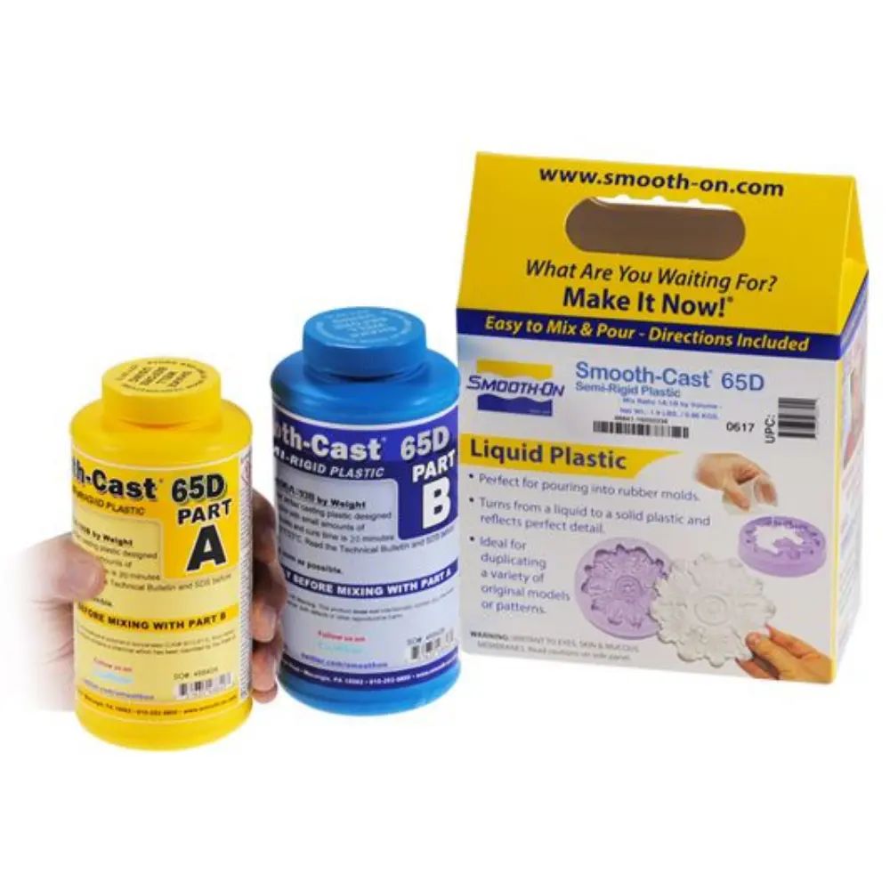 Smooth-Cast 65D Yarı Sert Sıvı Plastik Döküm Reçinesi Trial Size - 0.86 Kg