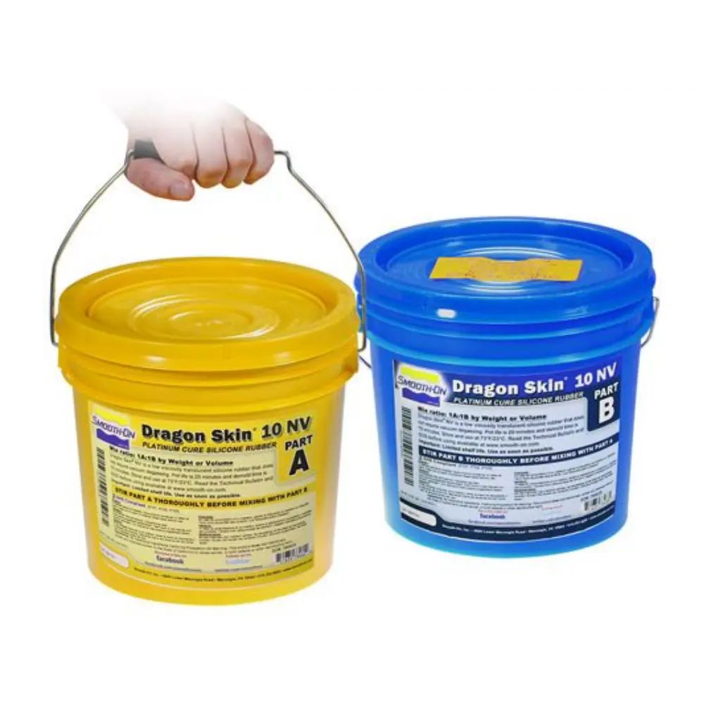 Dragon Skin 10 NV Vakum Gerektirmeyen Yüksek Performanslı Yapay Deri Makyajı ve Kalıbı Silikonu 1 Gal - 7.26 Kg