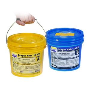 Dragon Skin 10 NV Vakum Gerektirmeyen Yüksek Performanslı Yapay Deri Makyajı ve Kalıbı Silikonu 1 Gal - 7.26 Kg
